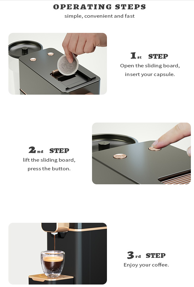 SV826 Home Use Capsule Coffee Machine Boncafé